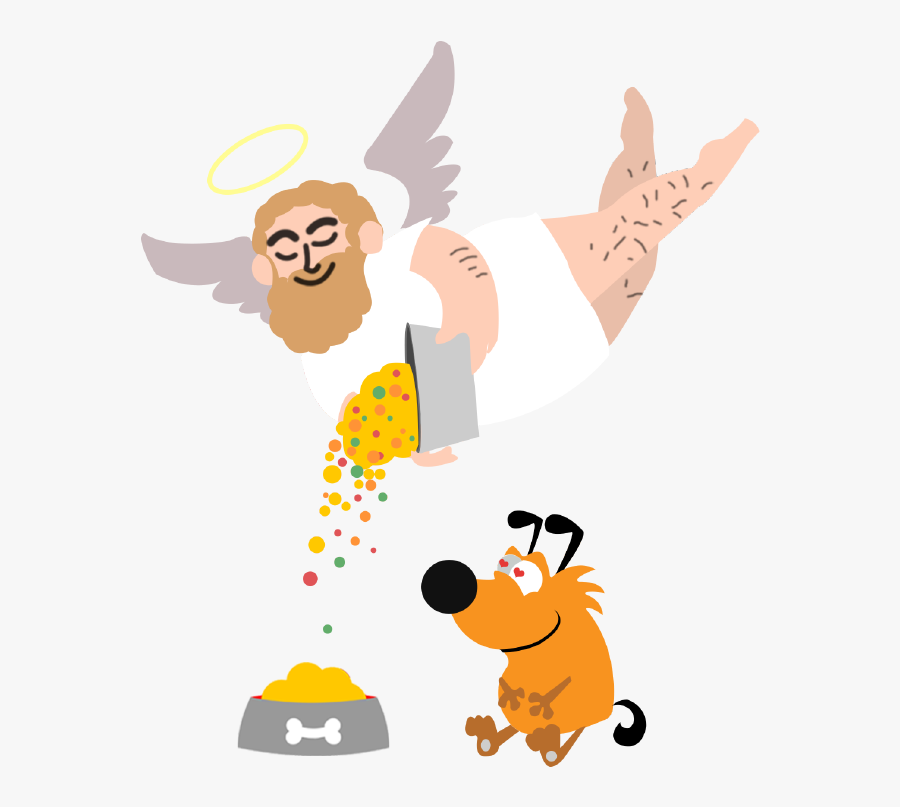 Give Your Pet Good Food, Transparent Clipart