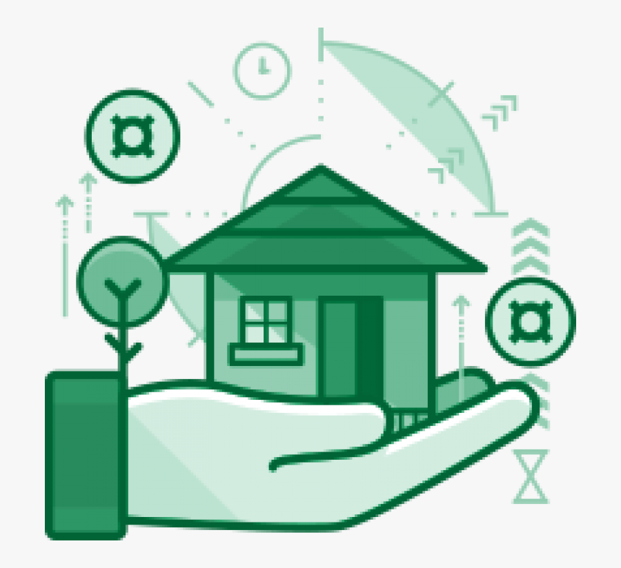 Real Estate Finance Management Icon, Transparent Clipart