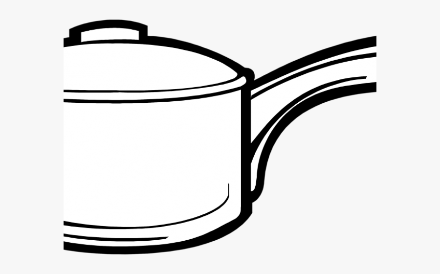 Cooking Pan Clipart Transparent - Kitchen Utensils Clipart Black And White, Transparent Clipart