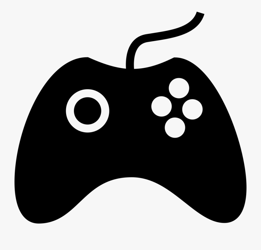 Gamepad With Joystick - Gamepad Black Png, Transparent Clipart