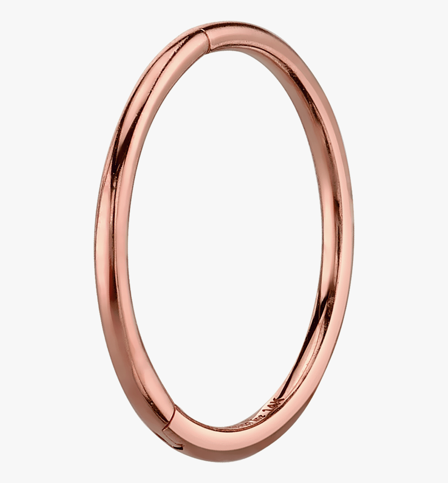 Image Of Large Seamless Hoop Earring - Bangle, Transparent Clipart