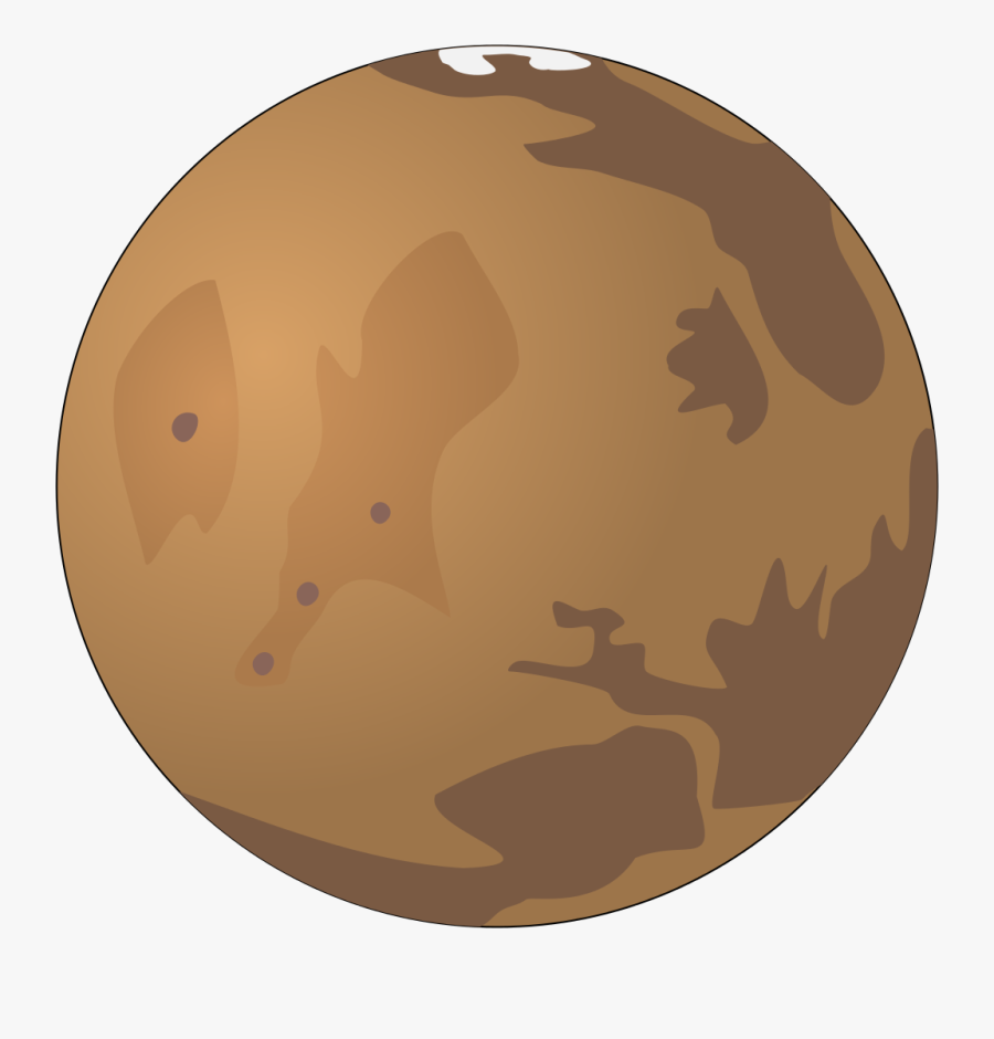 Mars Planet Clip Art - Mars Png Cartoon, Transparent Clipart
