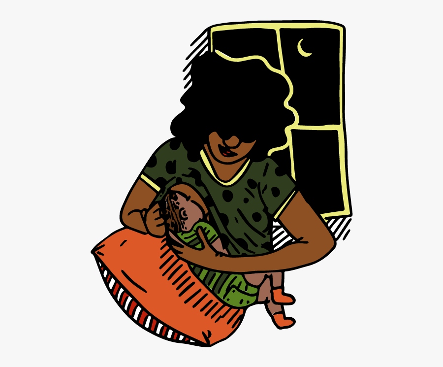 Breastfeeding 3 Web-transp - Cartoon, Transparent Clipart