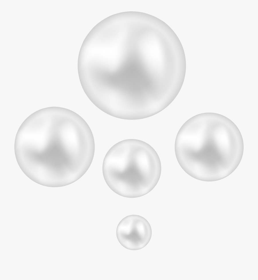 Pearl Black And White Material Body Piercing Jewellery, Transparent Clipart