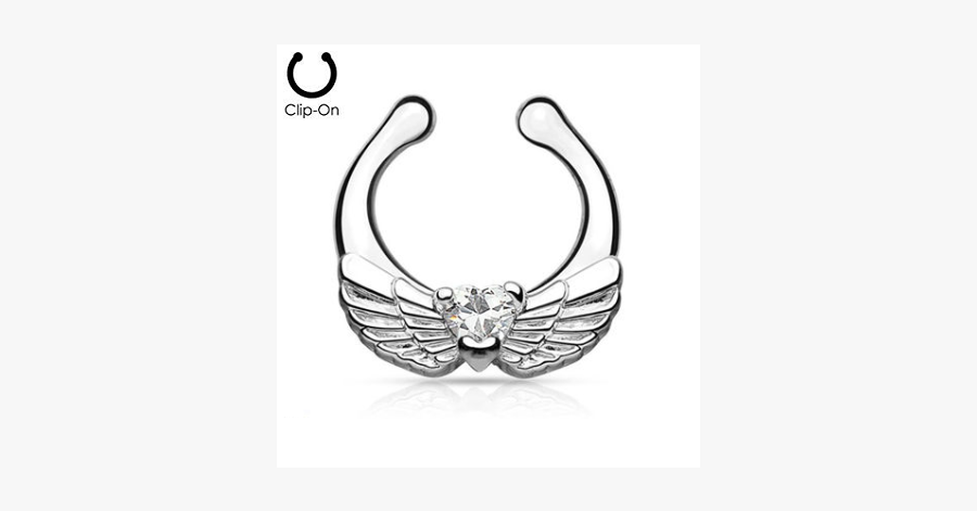 Septum Piercing Transparent - Circle, Transparent Clipart