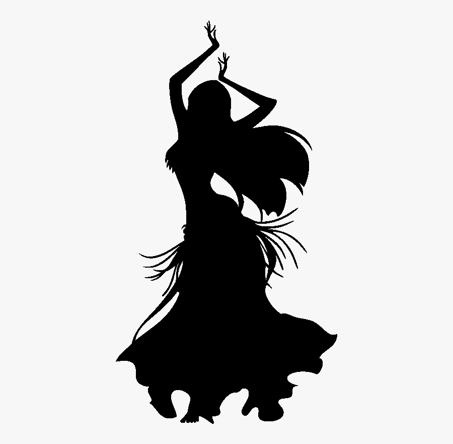 Belly Dance Silhouette Tribal Fusion - Belly Dance Dance Silhouette, Transparent Clipart