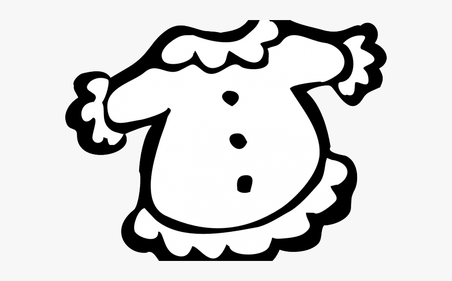 Black Dress Clipart Short Dress - Baby Dress Clipart Black And White, Transparent Clipart