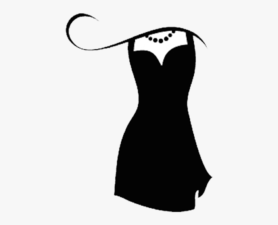 Little Black Dress, Transparent Clipart