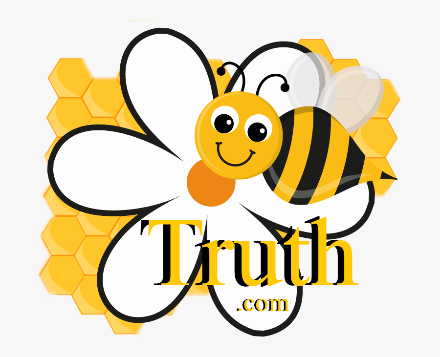 Bee And Flower Clipart, Transparent Clipart