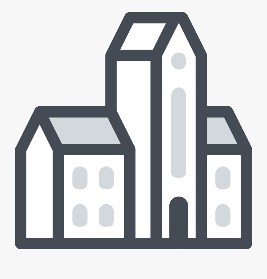 Pastel Glyph Icon - Institucion Icono Png, Transparent Clipart