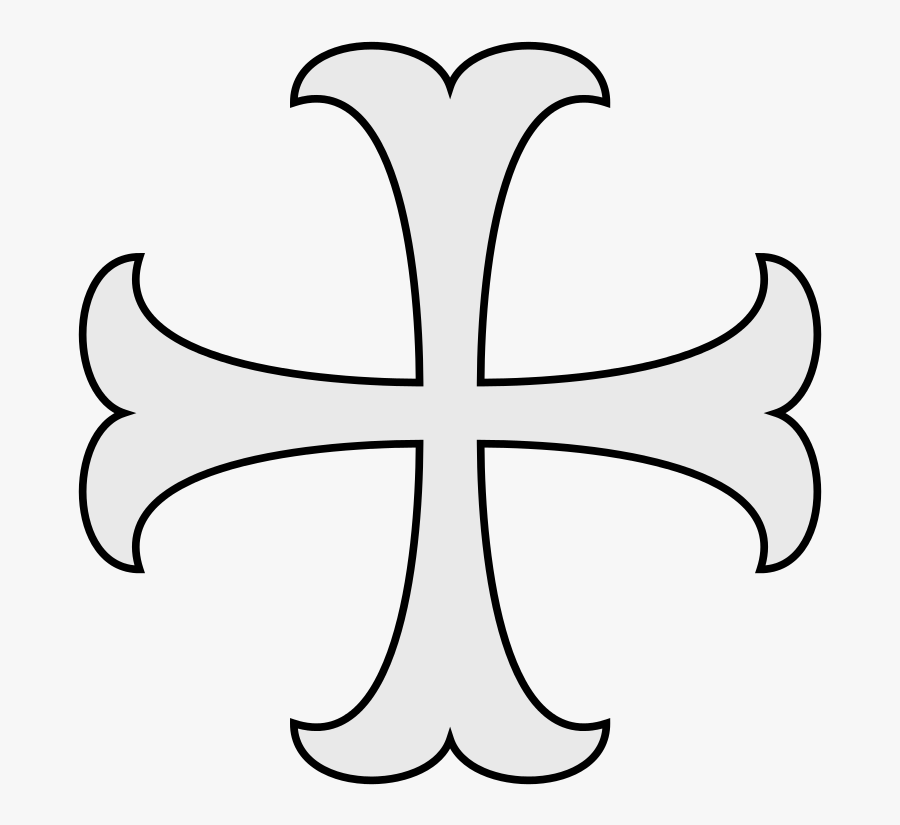 File Coa Illustration Cross Moline Wikimedia Commons - Cross Moline, Transparent Clipart