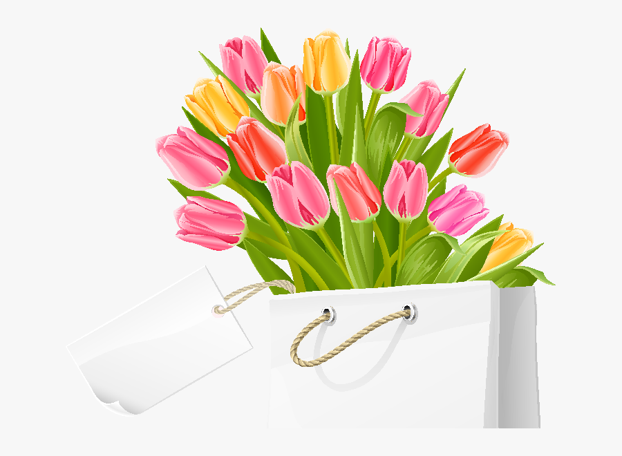 Transparent Tulips Clipart - Tulip Flowers, Transparent Clipart