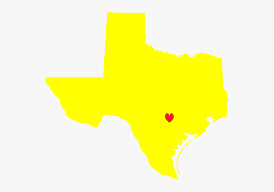 Heart Texas Png - Texas, Transparent Clipart