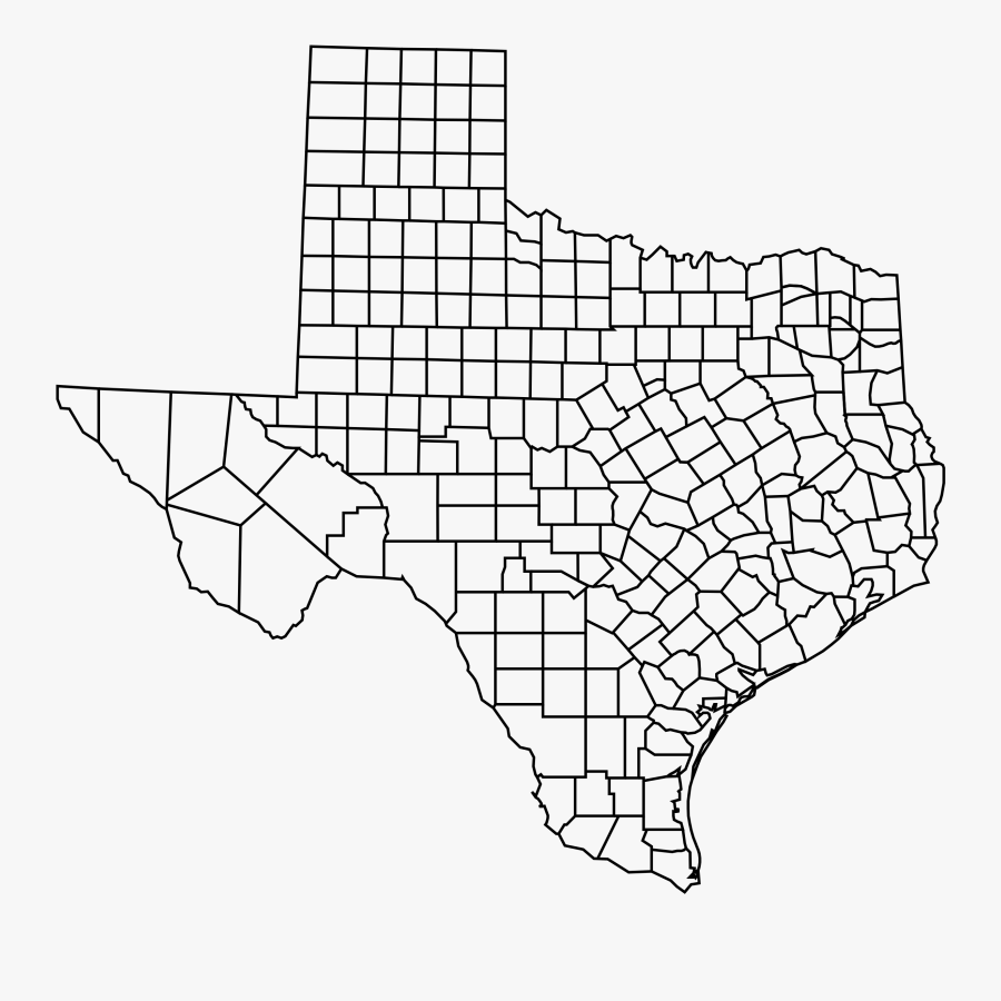 Texas With Counties Clip Arts - Battle Of Gonzales Located, Transparent Clipart