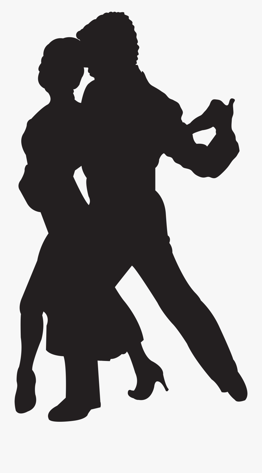 Dancing Couple Silhouette Clip Art Transparent - Dancing Couple Silhouette Png, Transparent Clipart