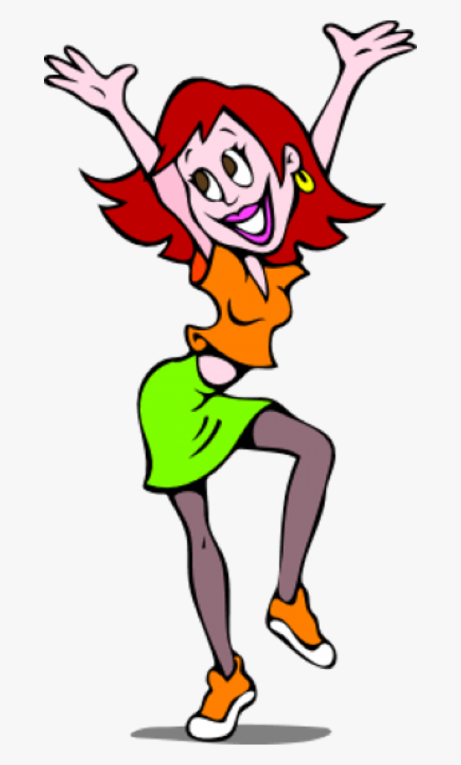 Dance Teacher Clipart - Clipart Happy Woman, Transparent Clipart