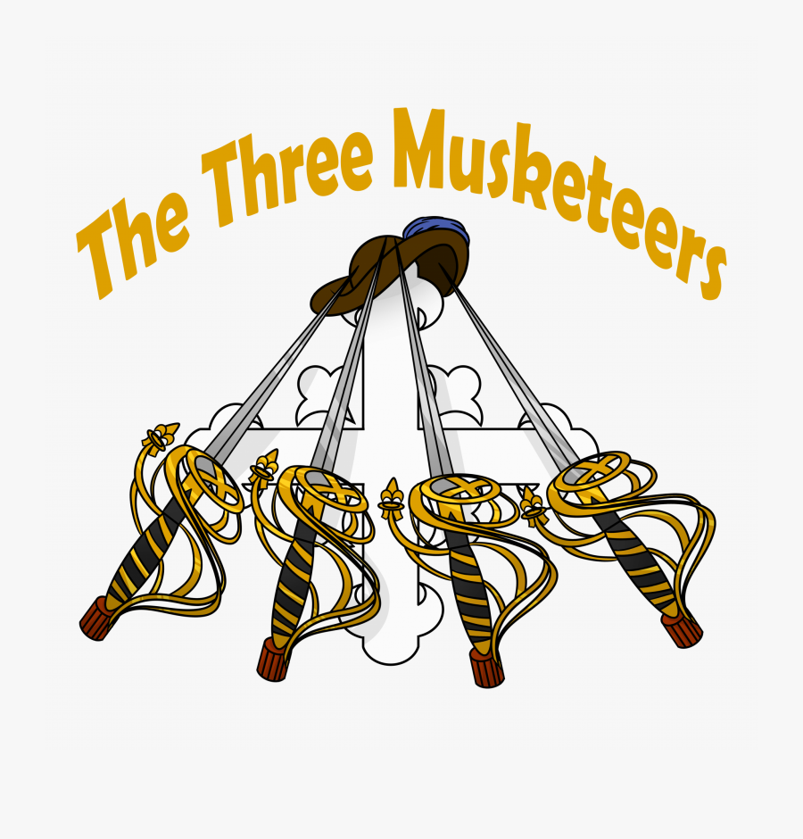 Three Musketeers Clip Art, Transparent Clipart