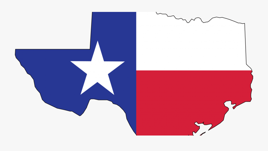 Texas With A Flag - Texas Flag No Background, Transparent Clipart