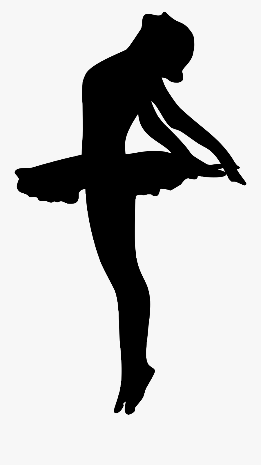 Ballet Dancer,monochrome Photography,dancer - Silhouette Of Ballet Dancer, Transparent Clipart