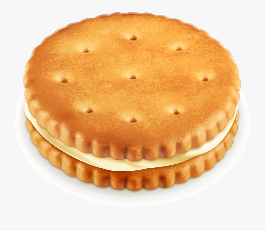 Transparent Ritz Cracker Png - Transparent Png Image Biscuit Clipart, Transparent Clipart