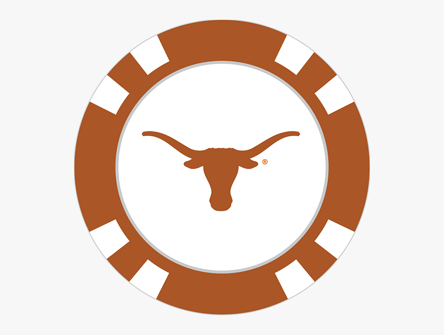 Texas Longhorns Poker Chip Ball Marker - Boston Bruins Poker Chip, Transparent Clipart