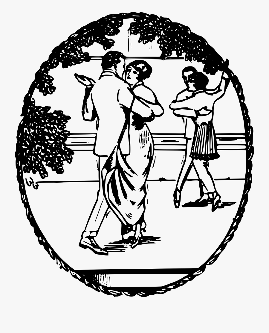 Simple Dancing Couples - Dance, Transparent Clipart