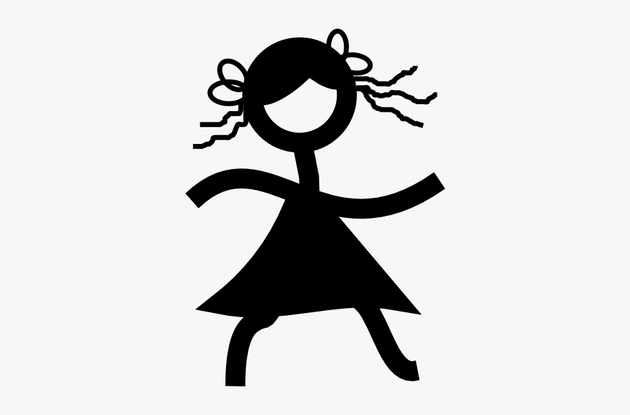 Stick Woman Dancing Gif, Transparent Clipart