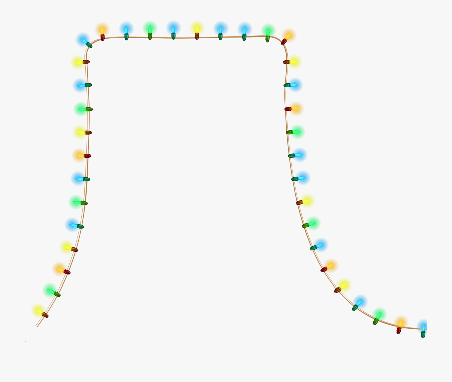 Transparent Christmas Lights Clipart Picture - Transparent String Light Png, Transparent Clipart