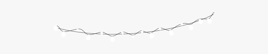 Christmas White Lights Vector, Transparent Clipart