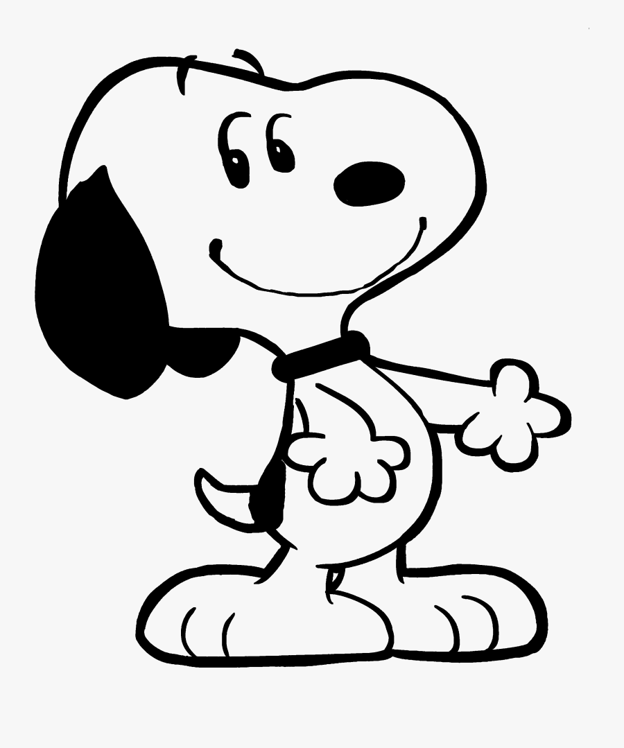 Cutest Peanuts Movie, Peanuts Cartoon, Peanuts Snoopy, - Black And White Snoopy, Transparent Clipart
