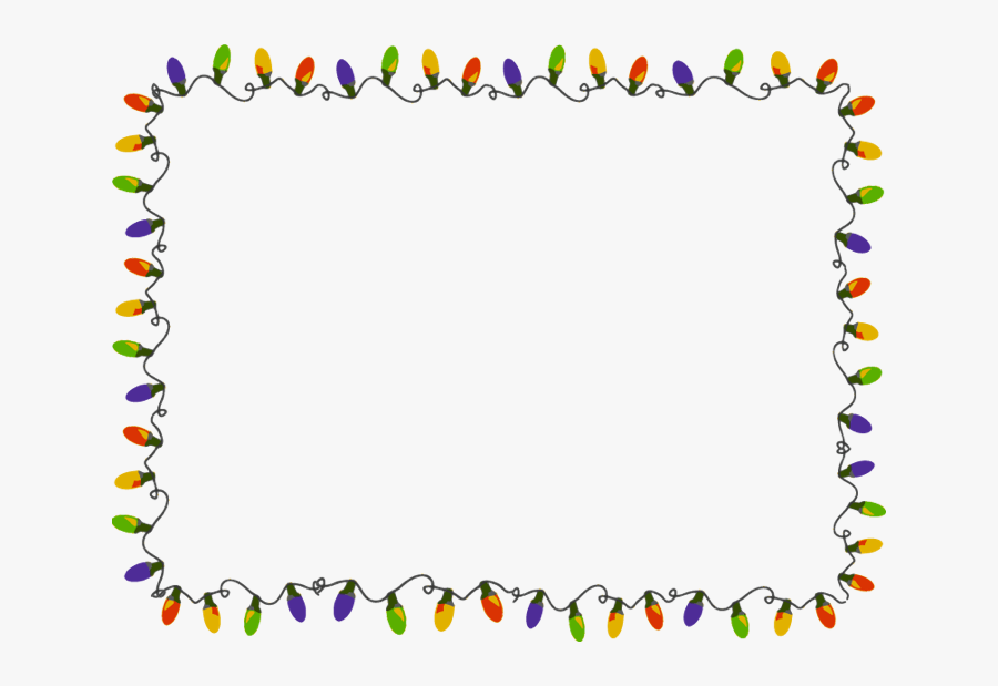 Christmas Lights Png Images - Christmas Light Border, Transparent Clipart