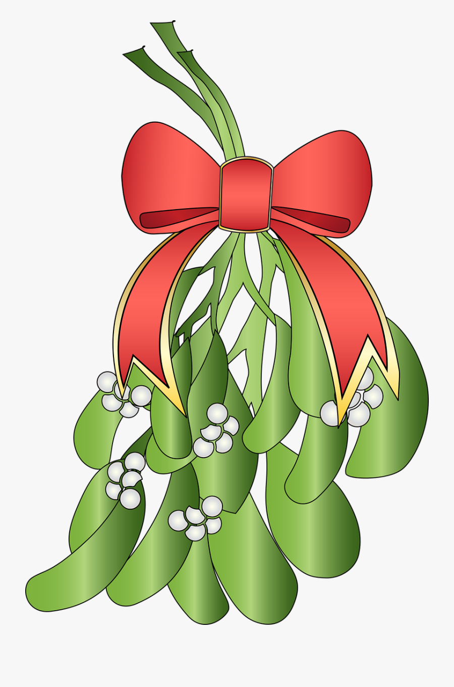 Gift, Christmas Light Bulb, Turkey, Ornament, Poinsettia, - Muerdago Navideño Png, Transparent Clipart