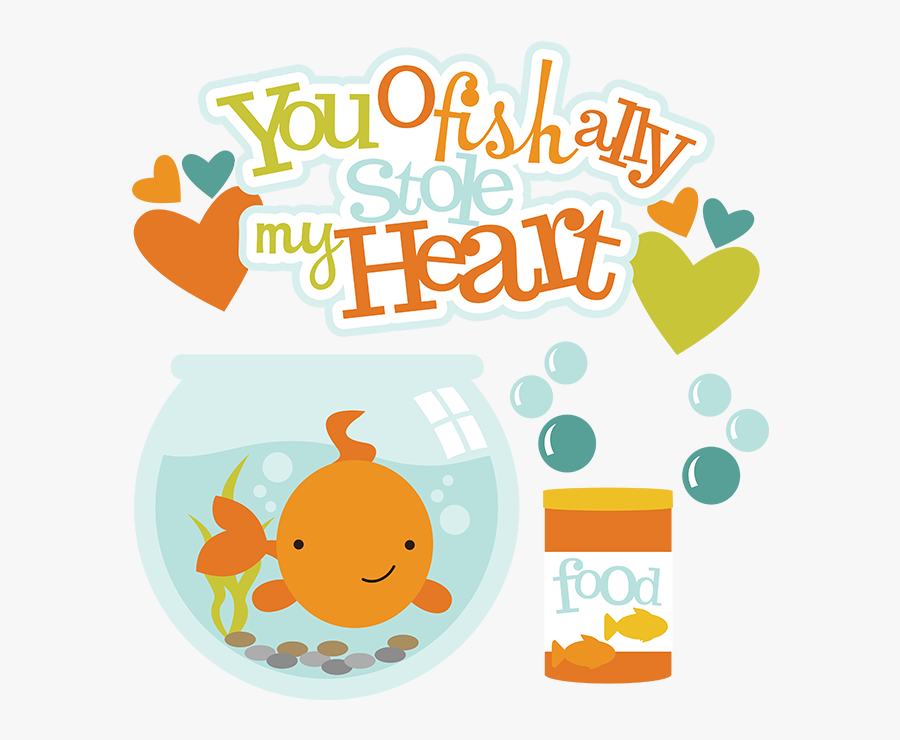 Cute Fish Bowl Clipart, Transparent Clipart