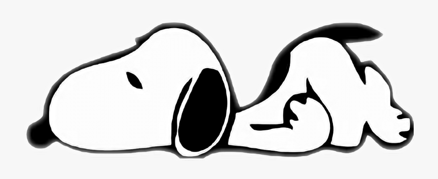 Transparent Laying Down Png - Snoopy Laying Down Transparent, Transparent Clipart