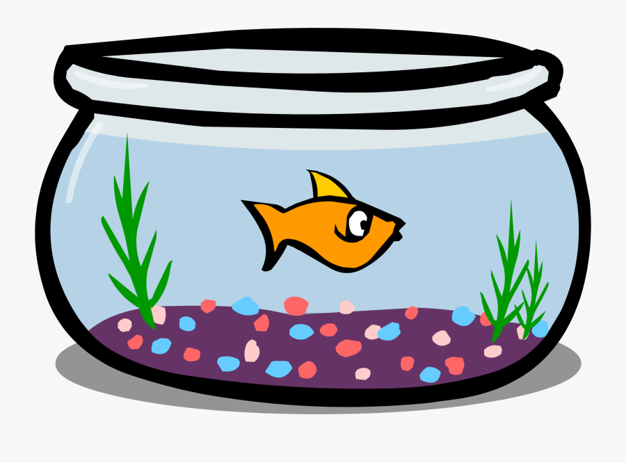 Image Bowl Sprite Png - Fish In A Bowl Cartoon, Transparent Clipart