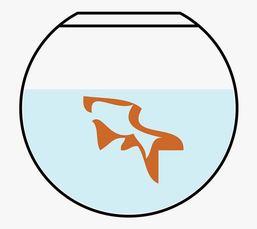 Fish Bowl Blank Fishbowl Clip Art At Clker Vector Clip - Fish Bowl Vector Png, Transparent Clipart