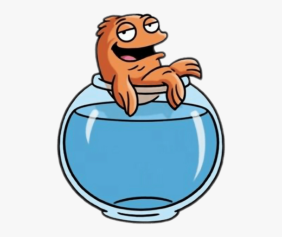 Character Klaus The Fish On Top Of Bowl - American Dad Klaus Heissler, Transparent Clipart