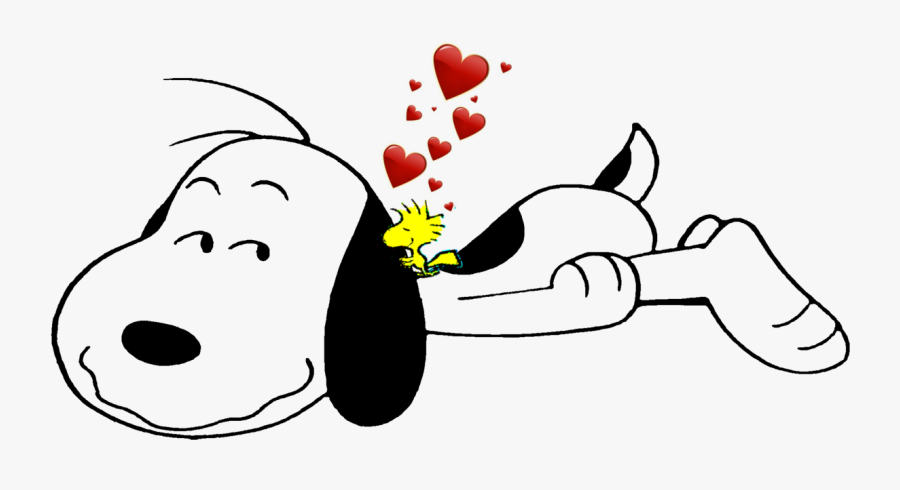 Cute Love Snoopy And Woodstock By Bradsnoopy97 - Snoopy And Woodstock Love, Transparent Clipart