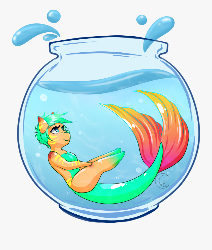 Fish Bowl, Transparent Clipart