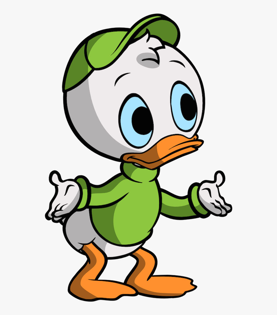 Louie On Ducktales Remastered, Transparent Clipart