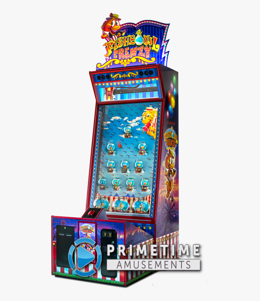 Fishbowl Frenzy - Primetime Amusements - Fishbowl Frenzy Redemption Machine, Transparent Clipart
