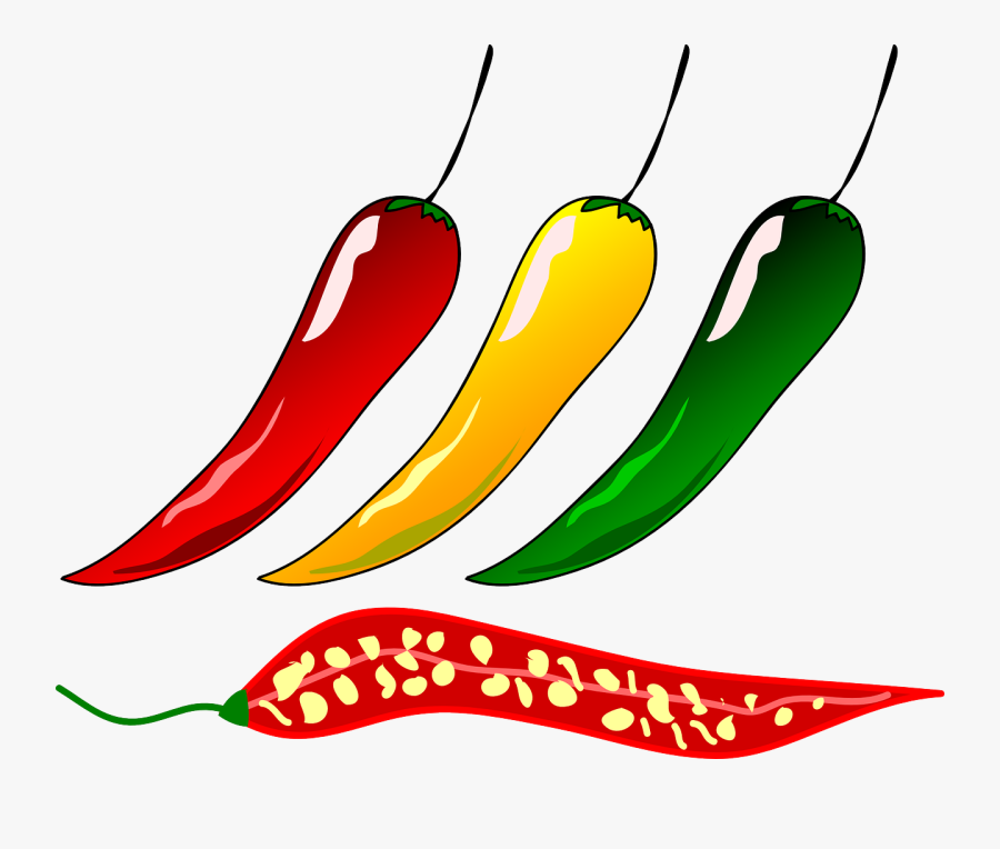 Thai Clip Art - Chilis Clip Art, Transparent Clipart