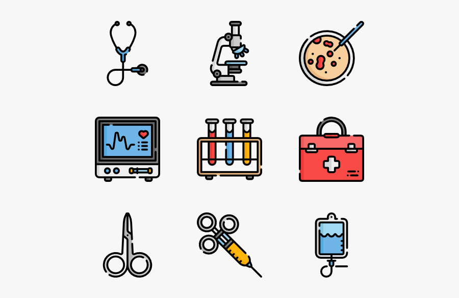 Medication Clipart Hospital - School Icon Vector Png, Transparent Clipart