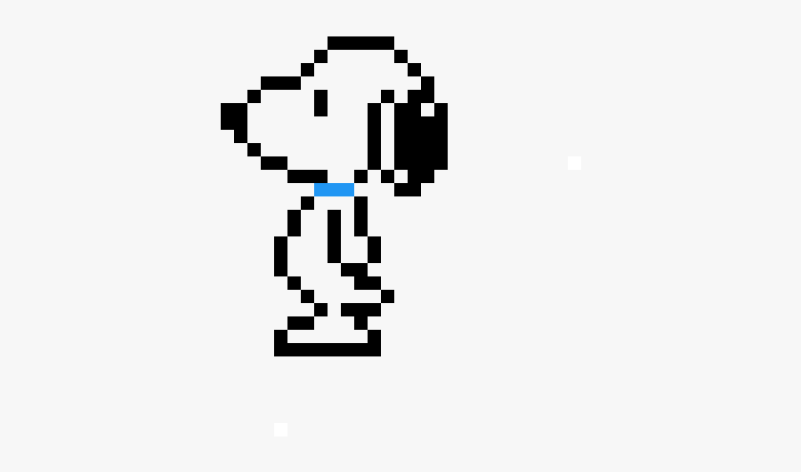 Pixel Art Snoopy, Transparent Clipart