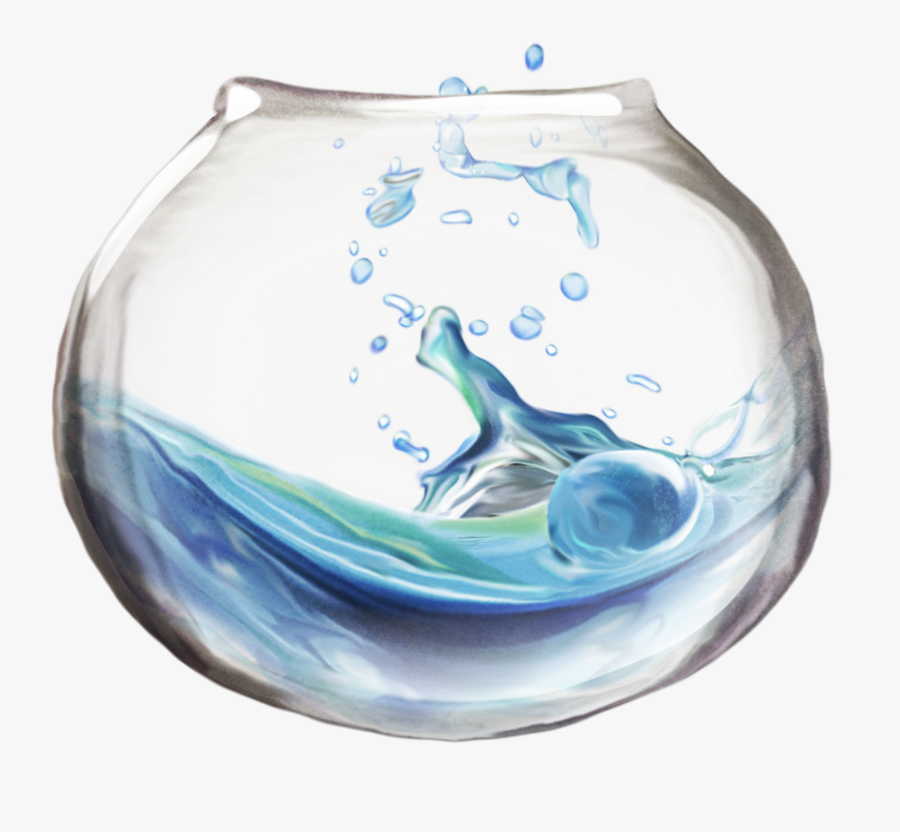 Aquarium Drawing Marine Mammal - Transparent Background Aquarium Bowl Png, Transparent Clipart
