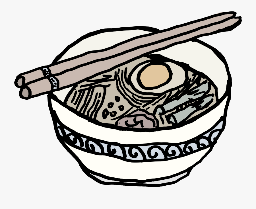 Onlinelabels Clip Art - Ramen Drawing, Transparent Clipart