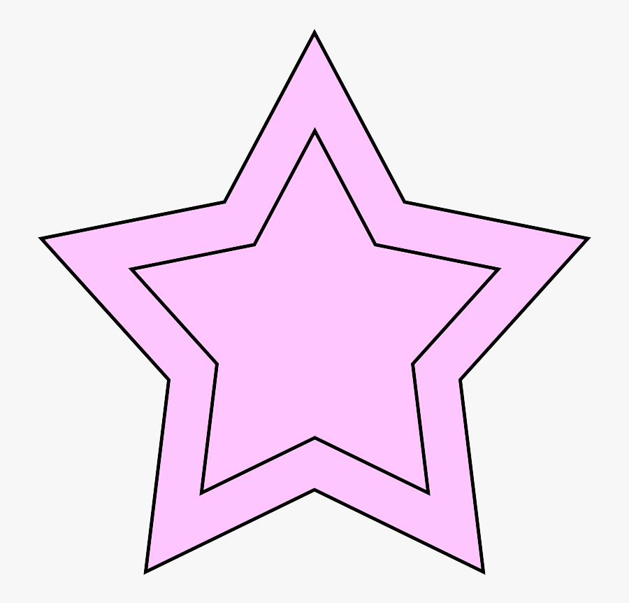 Lavender Clipart Star - Transparent Light Pink Star, Transparent Clipart