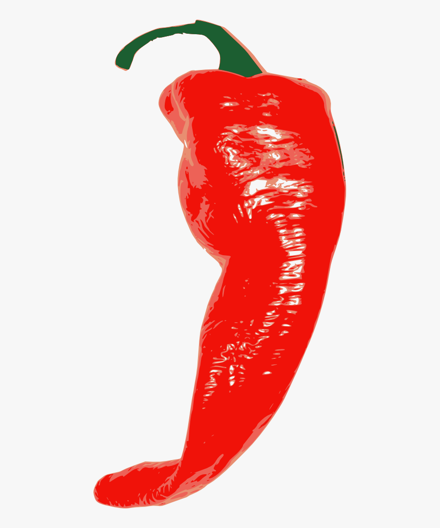Cayenne Red Chili Pepper - Ghost Pepper No Background, Transparent Clipart