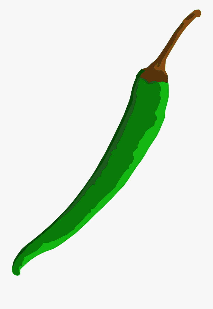 Chili, Green, Pepper, Spicy, Hot, Cooking, Spice - Clipart Green Chilli Png, Transparent Clipart