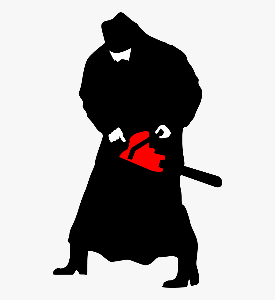 Priest With A Chainsaw - Clip Art, Transparent Clipart